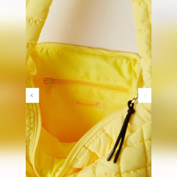 FP Movement Quilted Carryall Bag In Sour Citrus - Picture 4 of 4